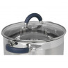 Set oale JATA BC10, 5 piese, capace din sticla , manere de silicon, capacitate pana la 6 L , inaltime pana la 26 cm , inox