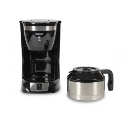 Filtru de Cafea Digital, SOGO CAF-SS-5660, 800 W, Capacitate 10 Cesti, Rezervor 1 L, Picioare Anti-alunecare, Design Modern, Negru