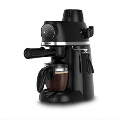 Espressor de cafea SOGO CAF-SS-7645, 800W, presiune 3,5 bari, 240ml, 4 cesti, Indicator temperatura apa, Teava de scurgere detasabila, Usor de curatat, Negru