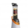 Blender vertical cu vas portabil, SOGO BAT-SS-5515-O, 350W, lame inox, capacitate vas 600 ml, alb verde