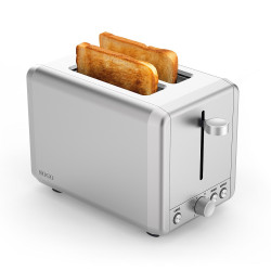 Toaster SOGO TOS-SS-5380, 2 felii simultan, felie mare, inox, 925W