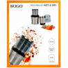 Rasnita electrica de cafea SOGO MOL-SS-5230, 300 W,2IN1,umed-uscata,capacitate recipient 100 gr,otel inoxidabil,negru/argintiu